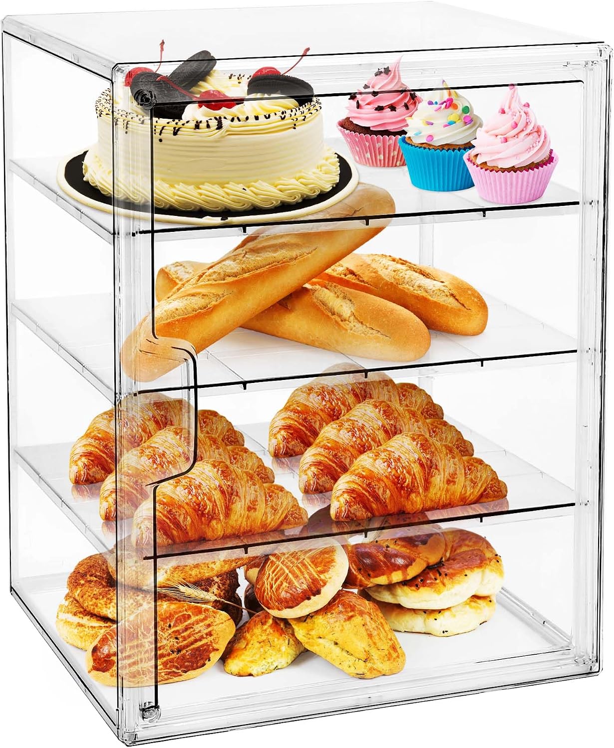 Kitchen Baking Containers - صندوق عرض المعجنات، صندوق خبز لطاولة