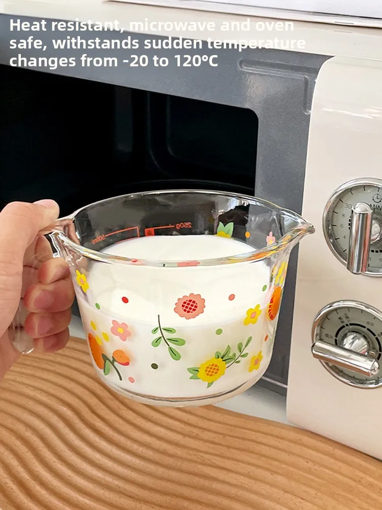 Kitchen Baking Scale - كوب قياس زجاجي مقاوم للحرارة سعة