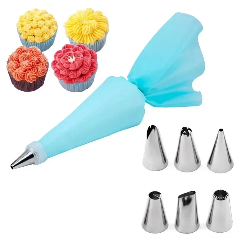 Kitchen Set Bakery - 1-6 مجموعات من أكياس الحلويات وفوهات