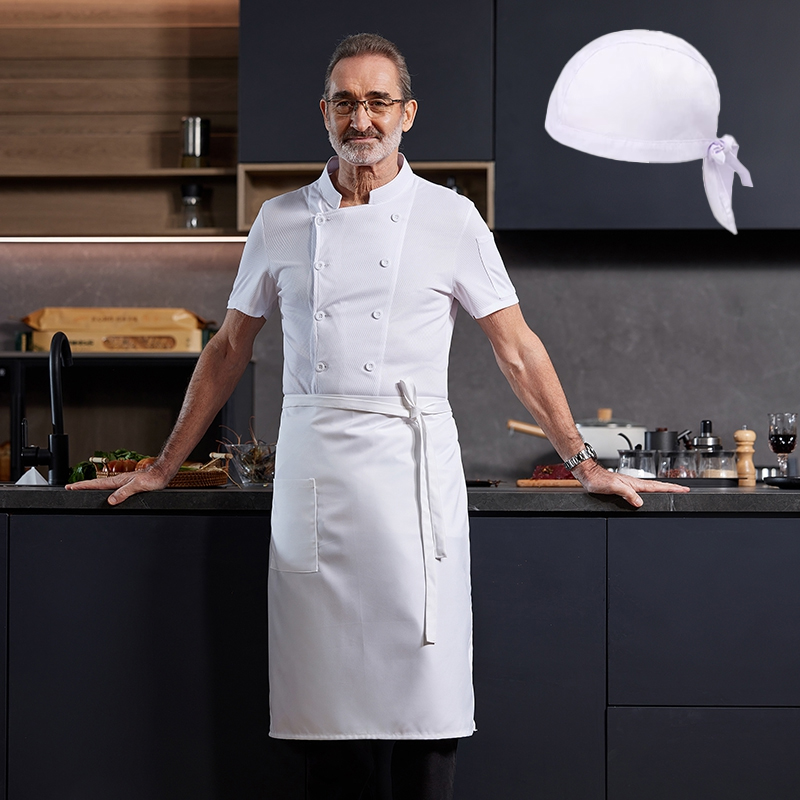 Kitchen Set Bakery - طقم زي الطهاة من 3 قطع