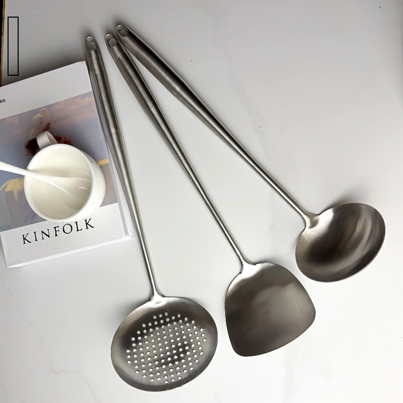 Offset Spatula Set - مجموعة أدوات طهي معدنية بالكامل من