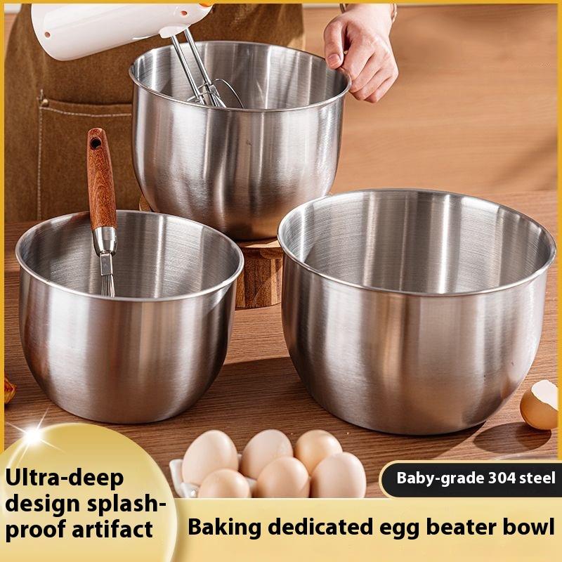 Kitchen Baking Containers - وعاء خلط من الفولاذ المقاوم للصدأ