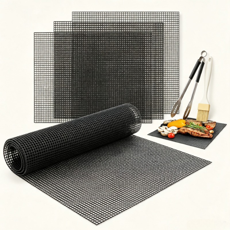 Super Kitchen Baking Mat - مجموعة من 5 شبكات شواء قابلة