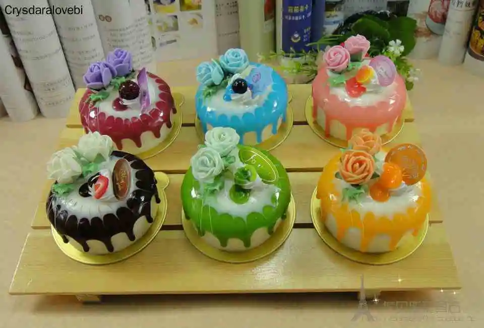 Kitchen Set Bakery - 6 قطعة/المجموعة محاكاة كعكة الورد بو