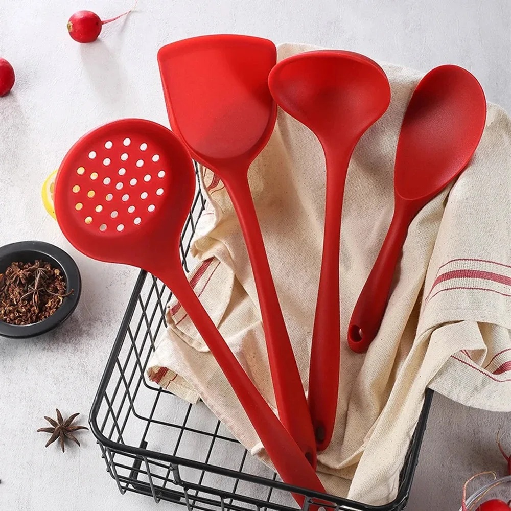 Offset Spatula Set - 6 قطعة مجموعة أدوات المطبخ سيليكون