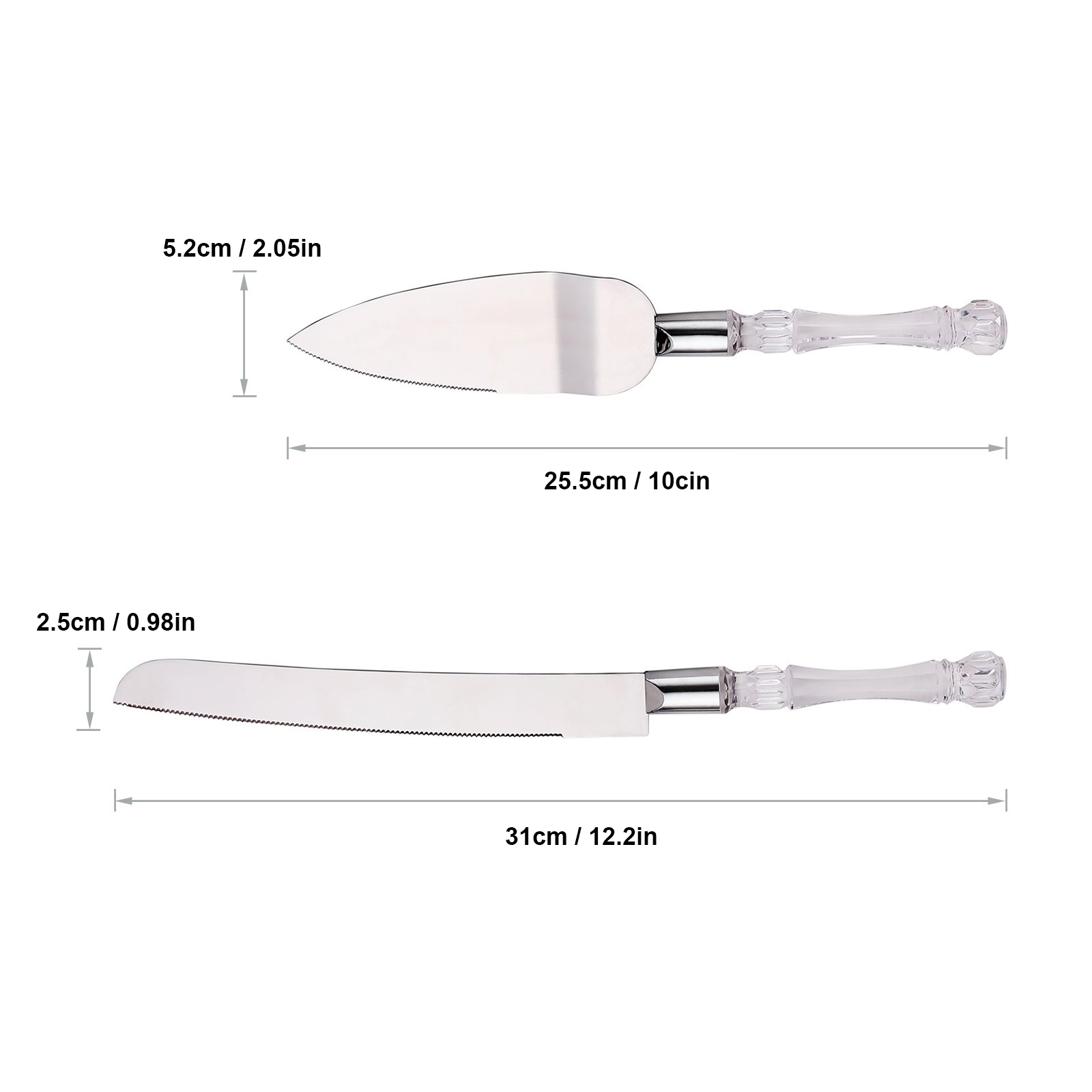 سكين الكعك والخادم مجموعة الكر - مراجعة Offset Spatula Set وسعره