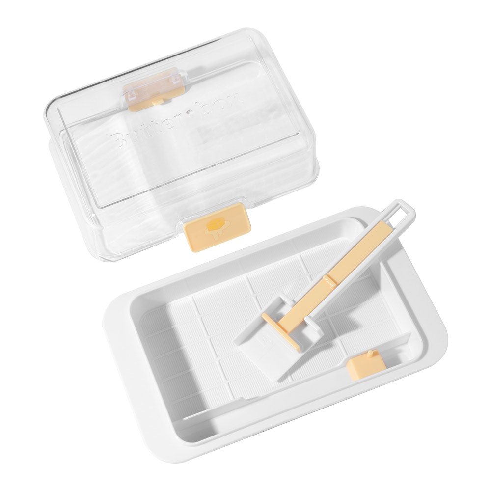 صندوق تخزين زبدة بغطاء شفاف مق - مراجعة Kitchen Baking Containers وسعره