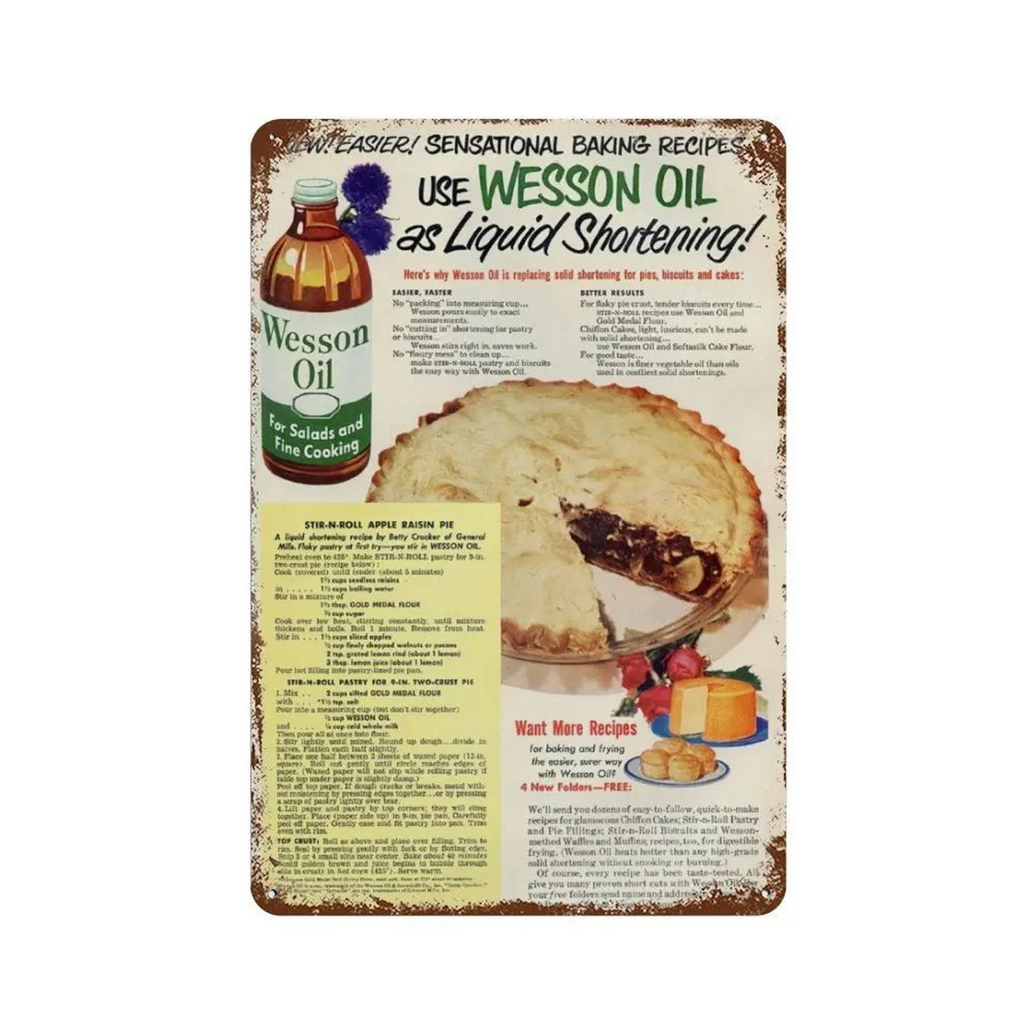 مجموعة لافتات معدنية عالية الد - مراجعة Kitchen Set Bakery وسعره