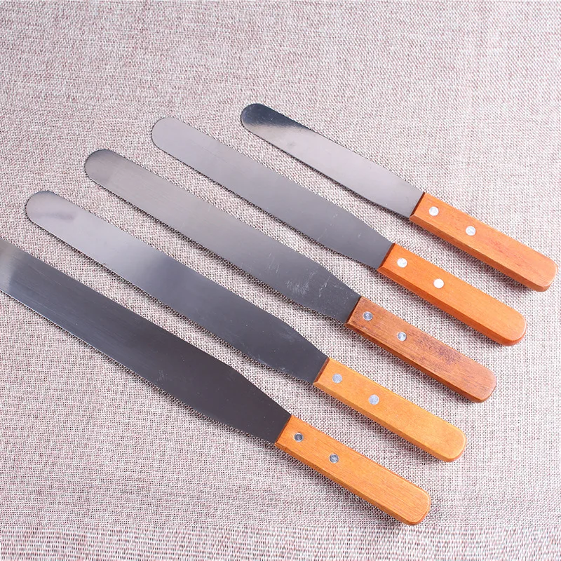 6/8/10/12 بوصة ملعقة كعكة عالي - مراجعة Offset Spatula Set وسعره