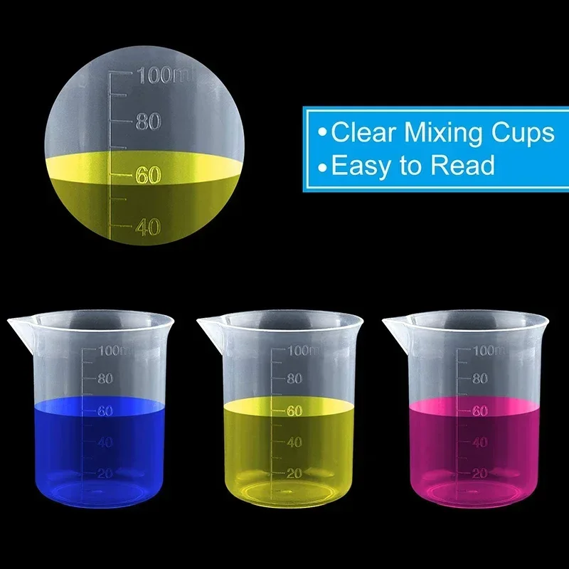 100 مللي كوب قياس مقياس بلاستي - مراجعة Kitchen Baking Containers وسعره