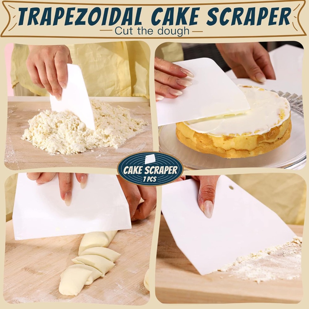 طقم 7 قطع من أدوات تشكيل وتنعي - مراجعة Kitchen Baking Kit وسعره