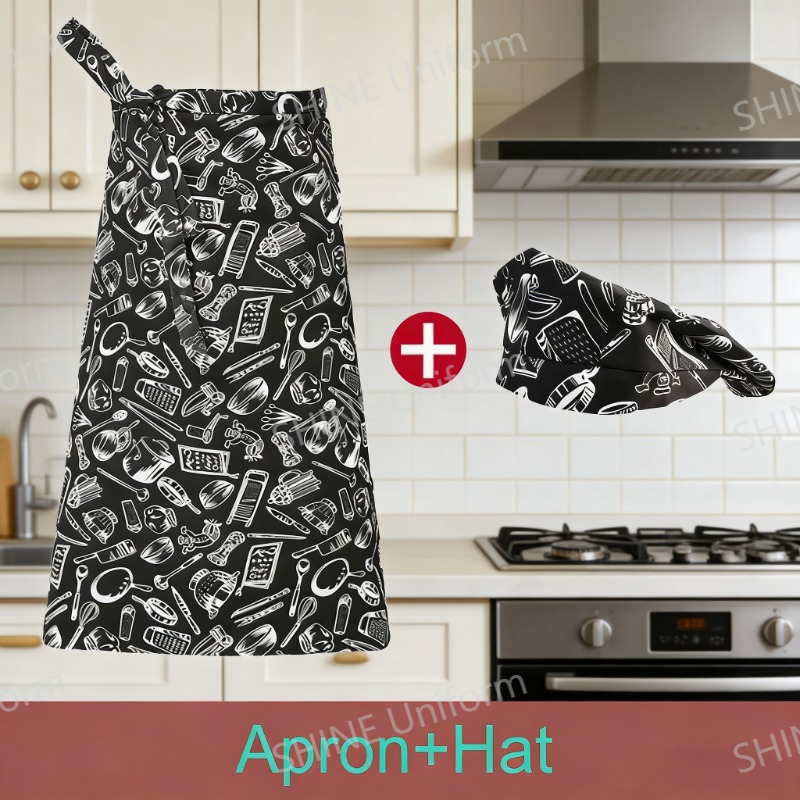 طقم مريلة عمل للمطبخ والمطاعم  - مراجعة Kitchen Set Bakery وسعره