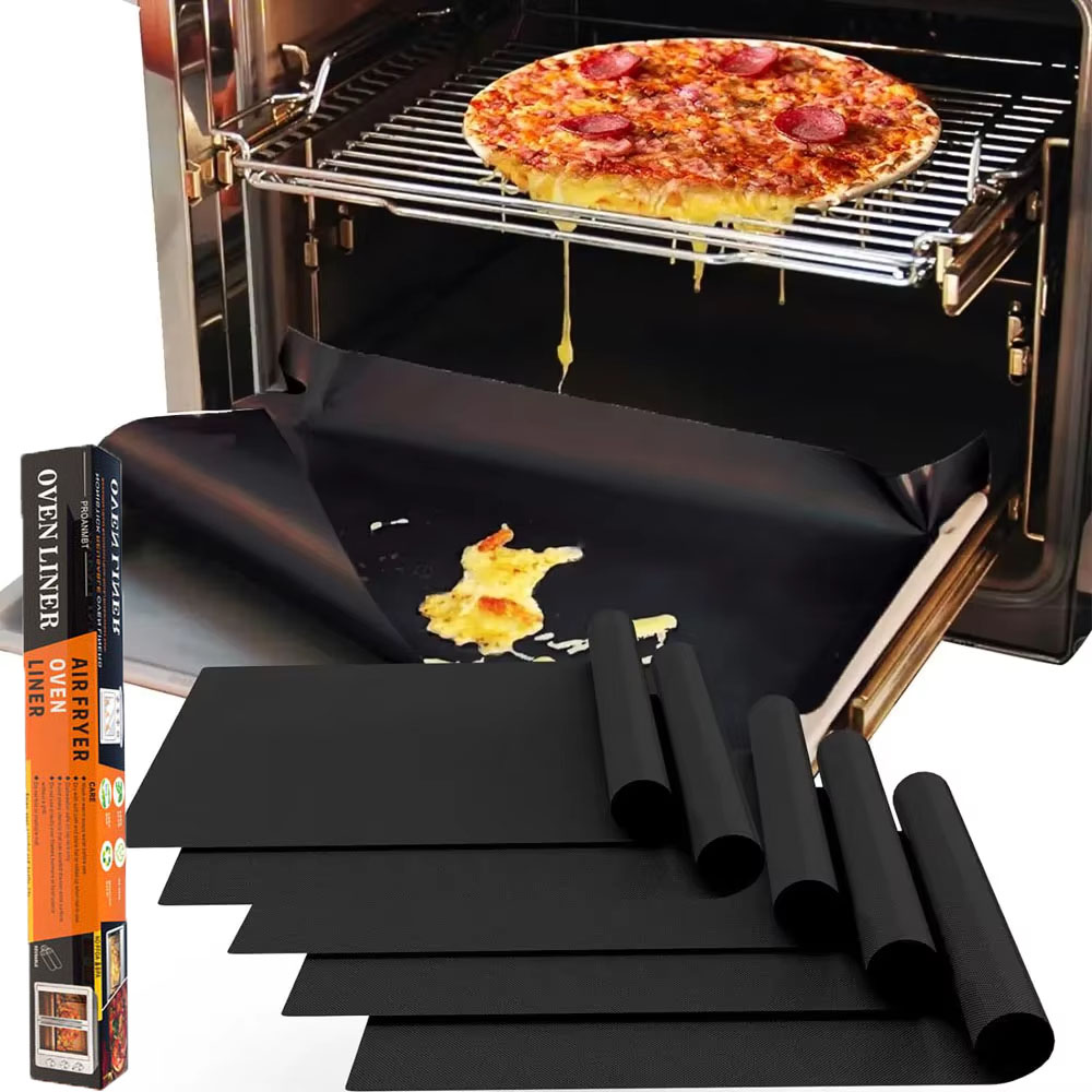 شواء الحصير فرن أسفل بطانات قا - مراجعة Super Kitchen Baking Mat وسعره