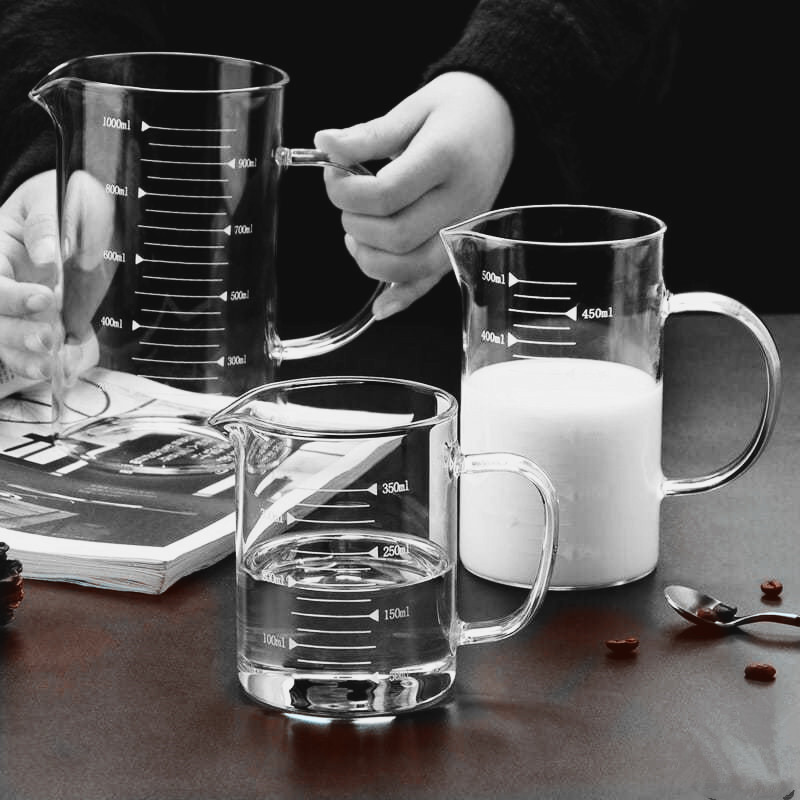 كوب قياس سائل زجاجي مقاوم للحر - مراجعة Kitchen Baking Scale وسعره