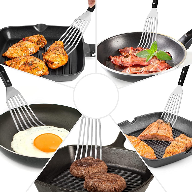 ملعقة سمكة مقاس 12.4 بوصة - مل - مراجعة Offset Spatula Set وسعره