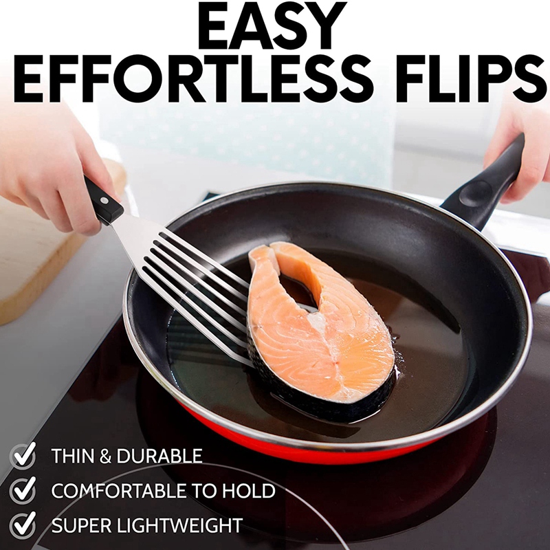 ملعقة سمكة مقاس 12.4 بوصة - مل - مراجعة Offset Spatula Set وسعره