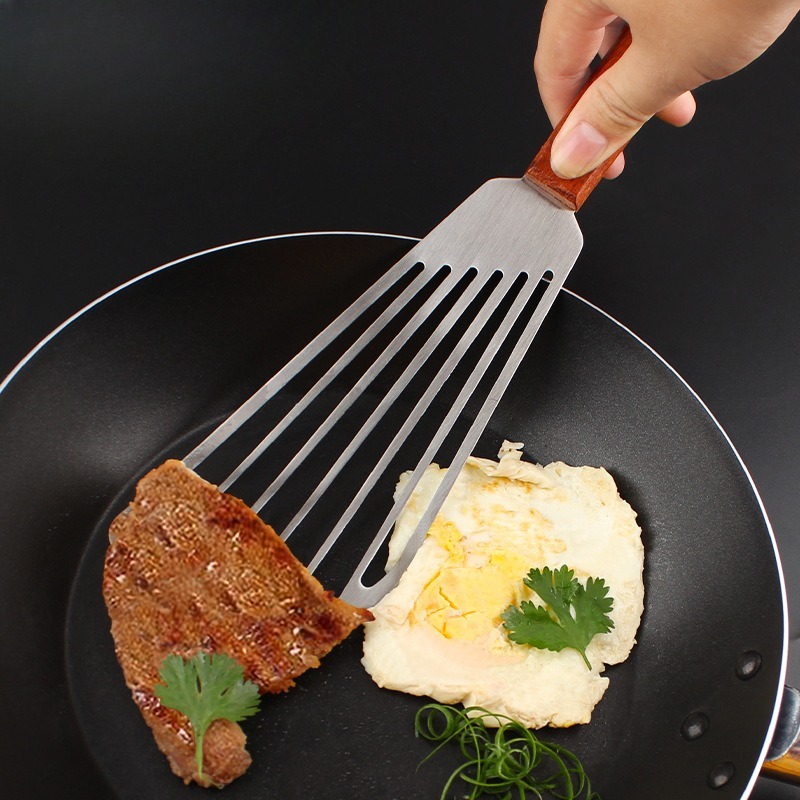 ملعقة سمك من الفولاذ المقاوم ل - مراجعة Offset Spatula Set وسعره
