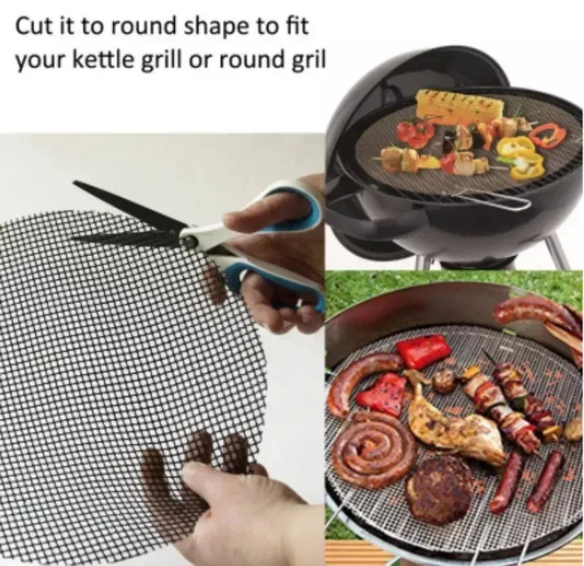 حصيرة شبكية للشواء PTFE، شبكة  - مراجعة Super Kitchen Baking Mat وسعره