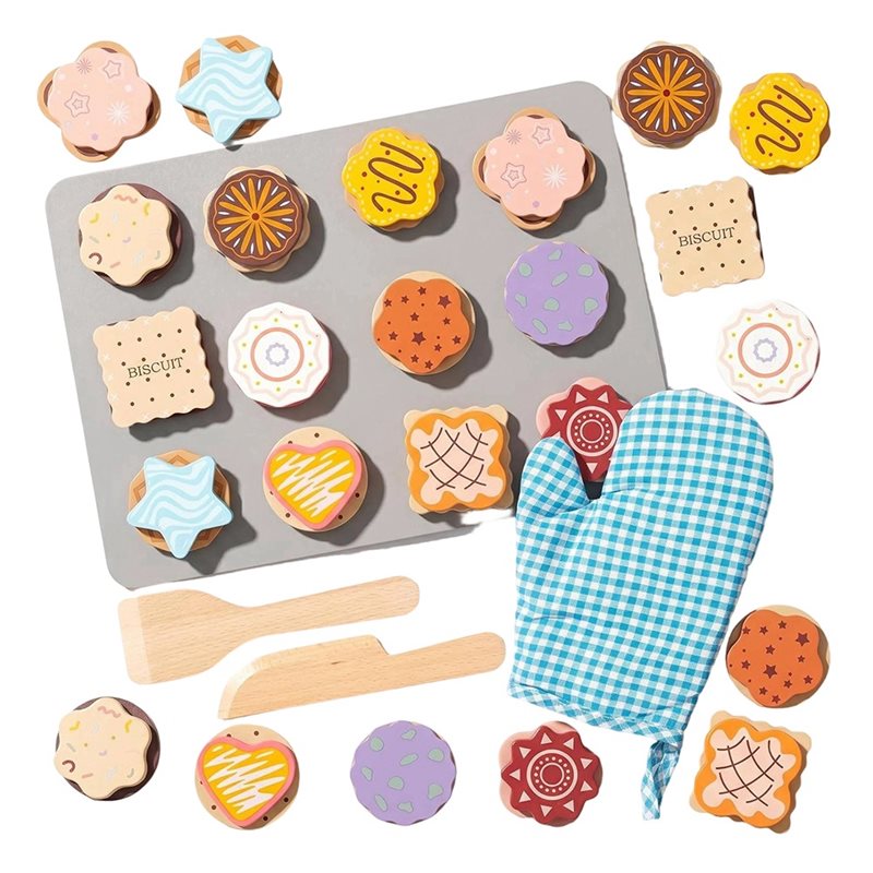 WOWFU-مجموعة ألعاب طعام خشبية  - مراجعة Kitchen Kids Baking Set وسعره