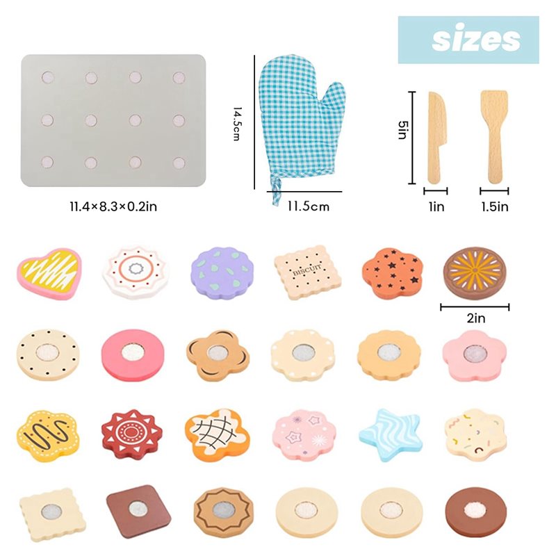 WOWFU-مجموعة ألعاب طعام خشبية  - مراجعة Kitchen Kids Baking Set وسعره