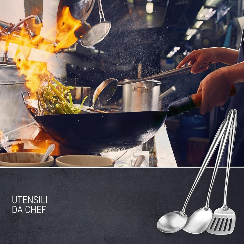 مجموعة أدوات طهي معدنية بالكام - مراجعة Offset Spatula Set وسعره