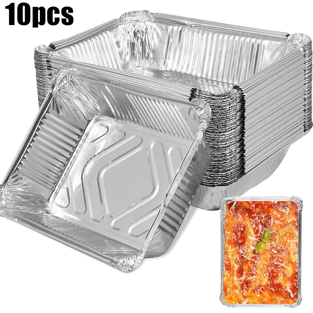 10 قطعة المتاح الألومنيوم احبا - مراجعة Kitchen Baking Containers وسعره