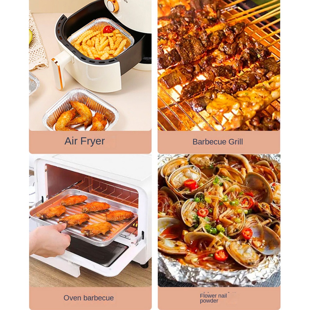 مقلاة من رقائق الألومنيوم للمق - مراجعة Kitchen Baking Containers وسعره