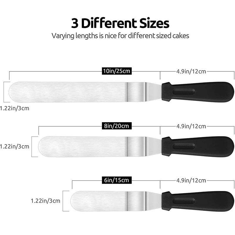 ملعقة LMETJMA ملعقة تزيين الكي - مراجعة Offset Spatula Set وسعره
