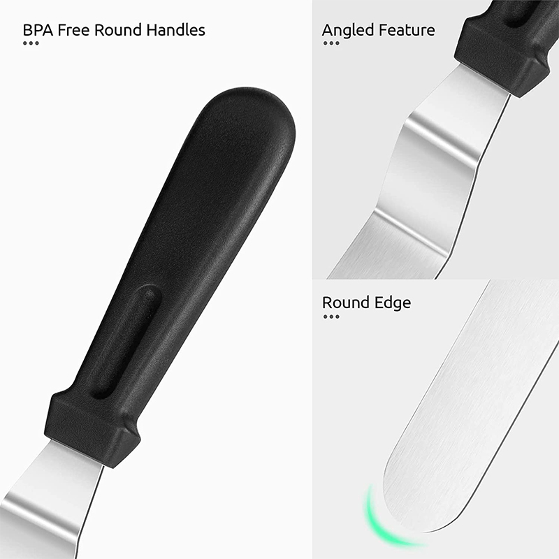 ملعقة LMETJMA ملعقة تزيين الكي - مراجعة Offset Spatula Set وسعره