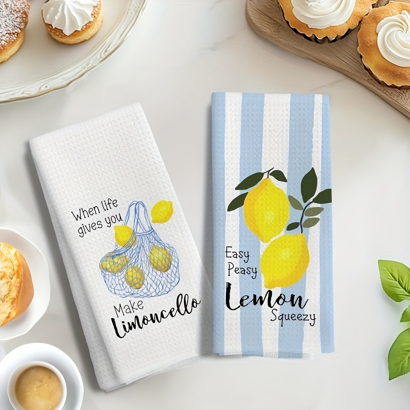قطعتان، مناشف مطبخ شبكية بنقشة - مراجعة Kitchen Baking Kit وسعره