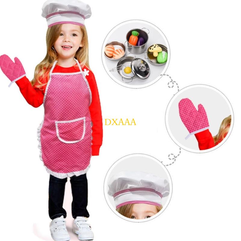 مجموعة أزياء أزياء الطهاة DXAA - مراجعة Kitchen Kids Baking Set وسعره