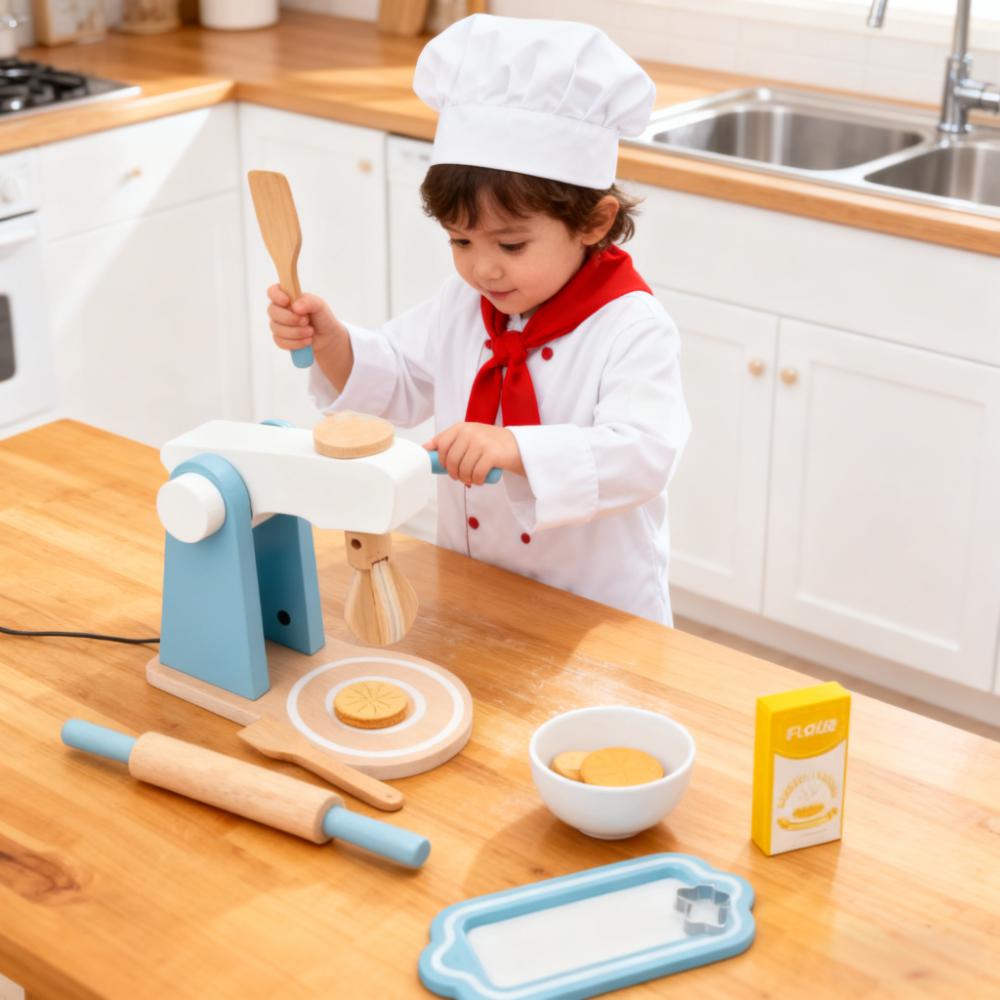مجموعة ألعاب خشبية للمطبخ التظ - مراجعة Kitchen Kids Baking Set وسعره