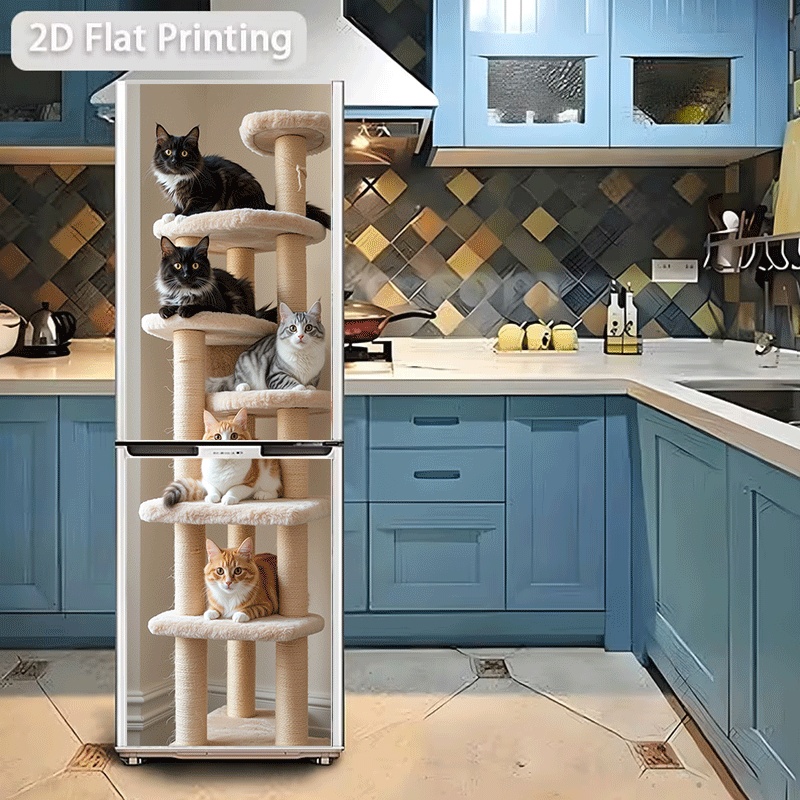 ملصق ثلاجة مطبوع بنمط ثنائي ال - مراجعة Kitchen Queen وسعره