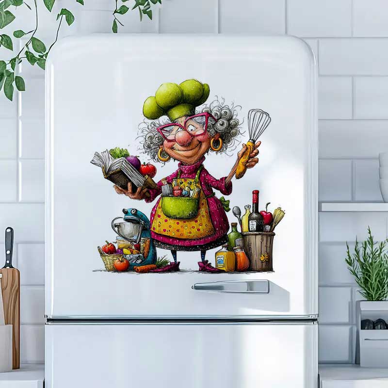 ملصقات مضحكة للسيدات في المطبخ - مراجعة Kitchen Queen وسعره